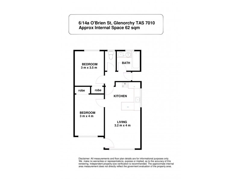 5 and 6/14a O’Brien Street, Glenorchy TAS 7010 Floorplan