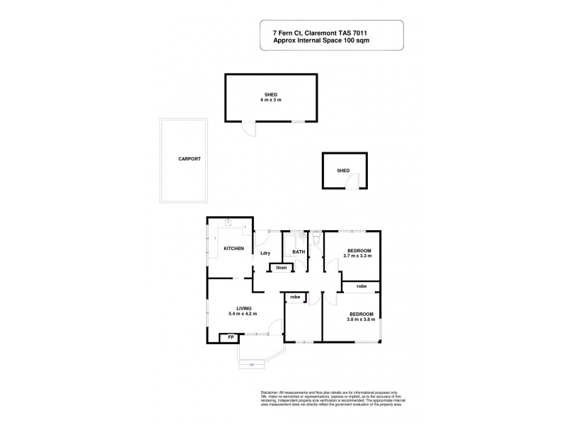 7 Fern Court, Claremont TAS 7011 Floorplan