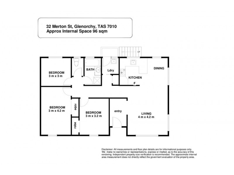 32 Merton Street, Glenorchy TAS 7010 Floorplan