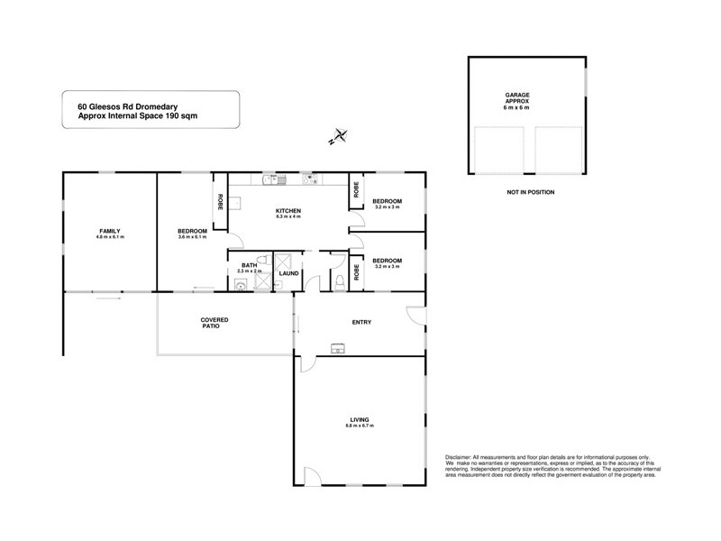 60 Gleeson Rd, Dromedary TAS 7030 Floorplan