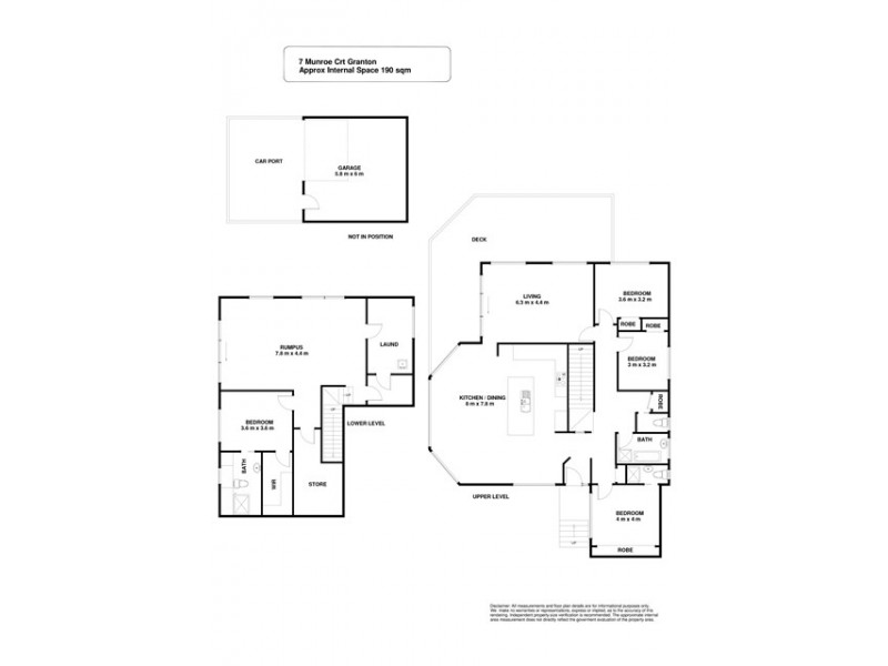 7 Monroe Court, Granton TAS 7030 Floorplan