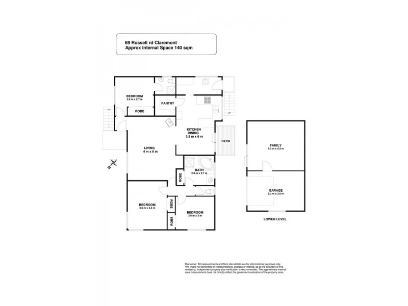 69 Russell Road, Claremont TAS 7011 Floorplan