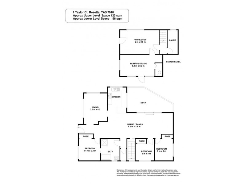 1 Taylor Court, Rosetta TAS 7010 Floorplan