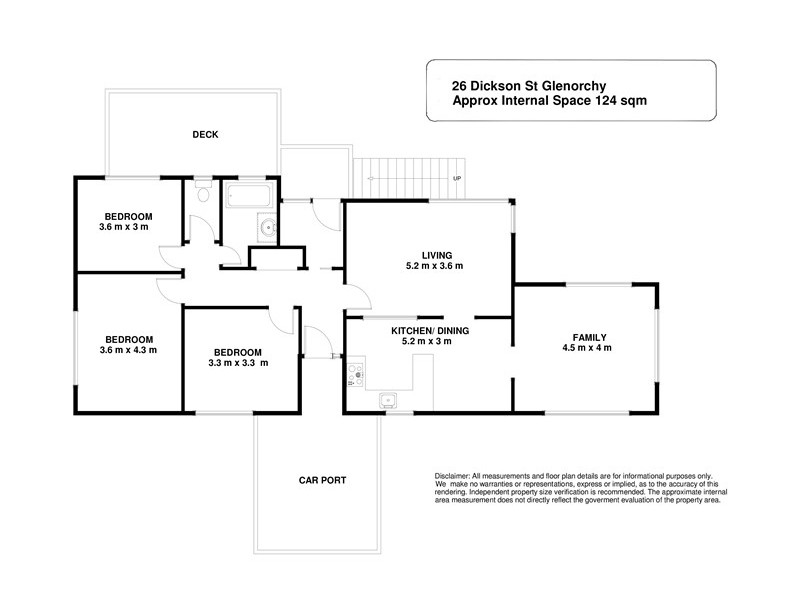 26 Dickson Street, Glenorchy TAS 7010 Floorplan
