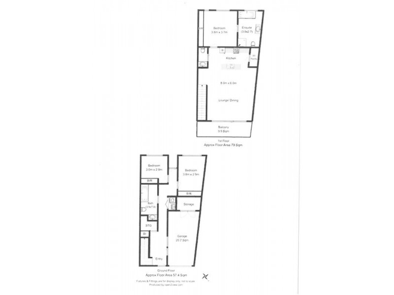 2/46 Riverway Road, Montrose TAS 7010 Floorplan