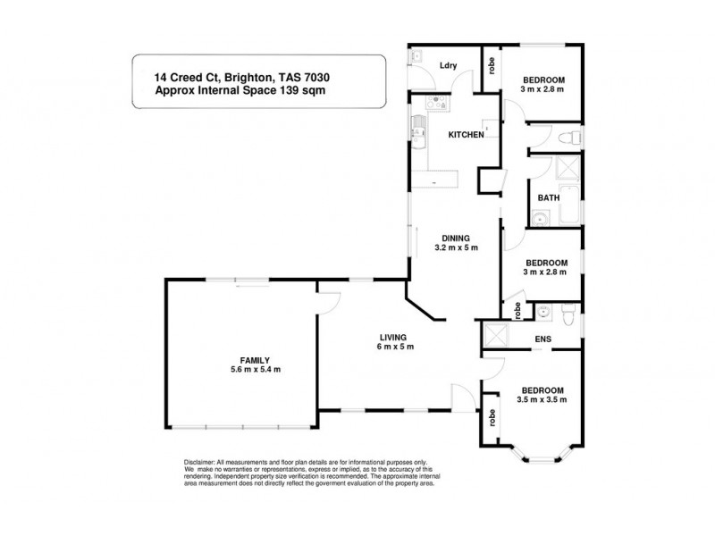 14 Creed Court, Brighton TAS 7030 Floorplan