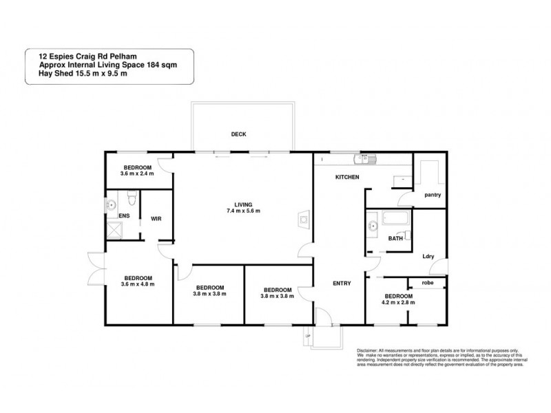10 Espies Craig Road, Pelham TAS 7030 Floorplan