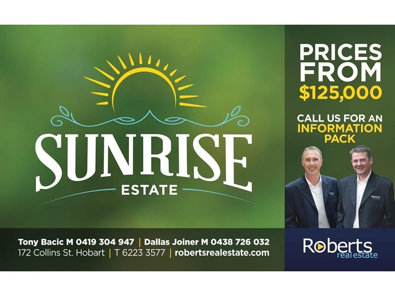 0 Sunrise Estate, Rokeby TAS 7019