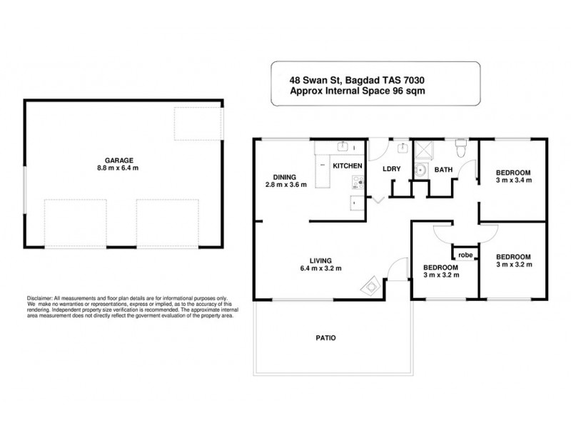 48 Swan Street, Bagdad TAS 7030 Floorplan
