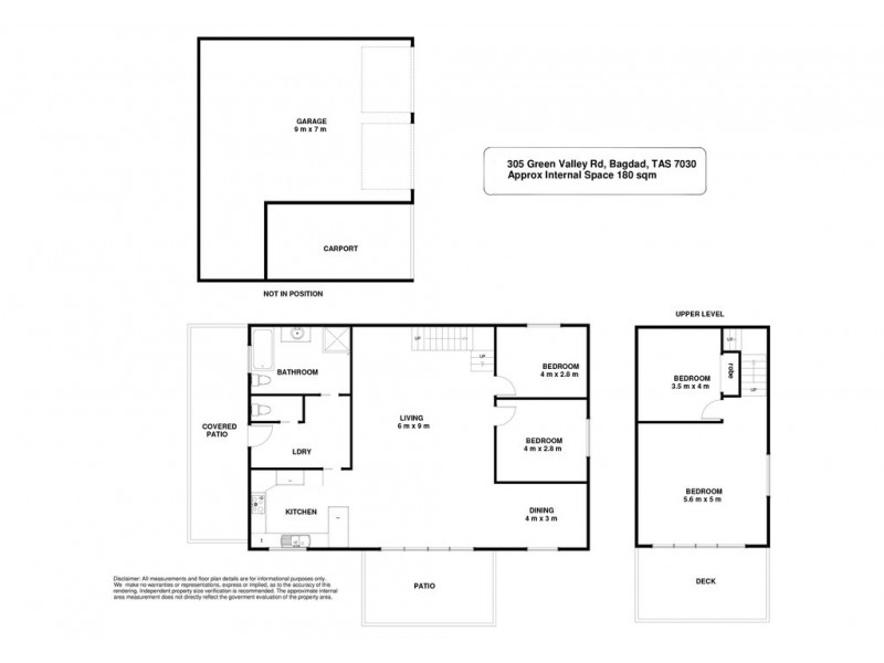 305 Green Valley Road, Bagdad TAS 7030 Floorplan