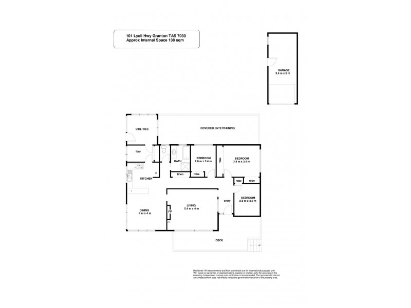 101 Lyell Highway, Granton TAS 7030 Floorplan