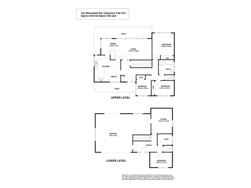 155 Abbotsfield Road, Claremont TAS 7011 Floorplan