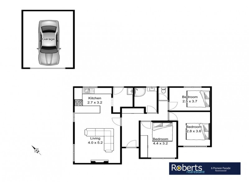 6 Pioneer Parade, Ravenswood TAS 7250 Floorplan