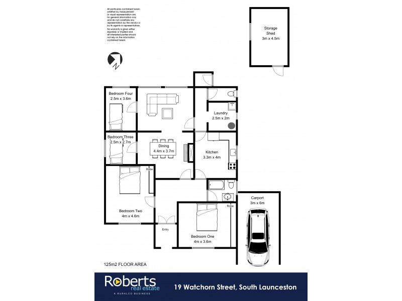 19 Watchorn Street, South Launceston TAS 7249 Floorplan