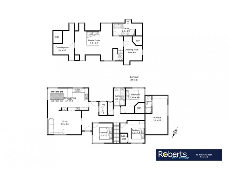 18 Hawthorn Street, Norwood TAS 7250 Floorplan