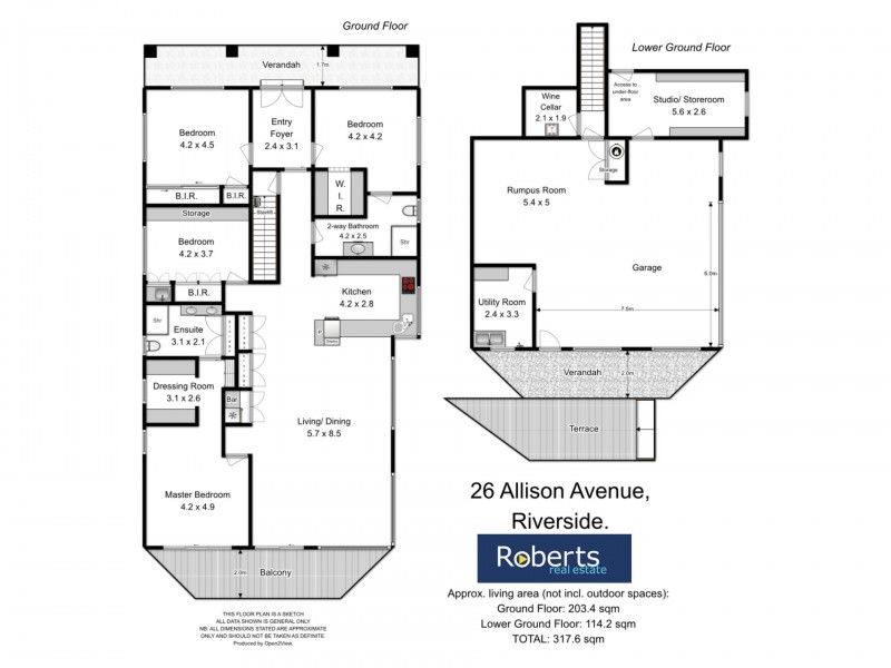 26 Allison Avenue, Riverside TAS 7250 Floorplan