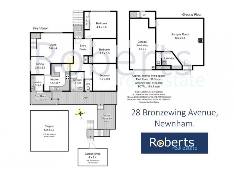 28 Bronzewing Avenue, Newnham TAS 7248 Floorplan