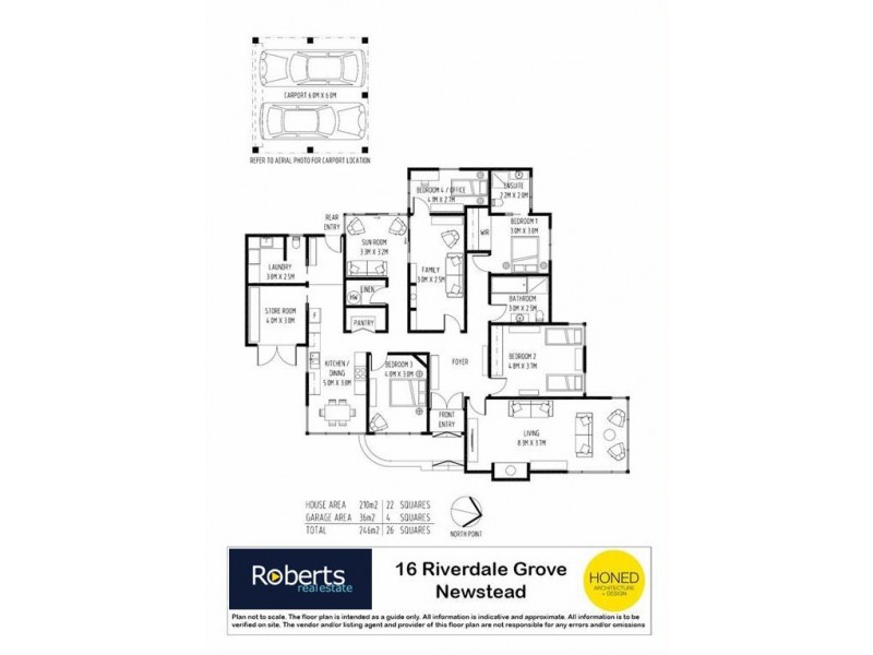 16 Riverdale Grove, Newstead TAS 7250 Floorplan
