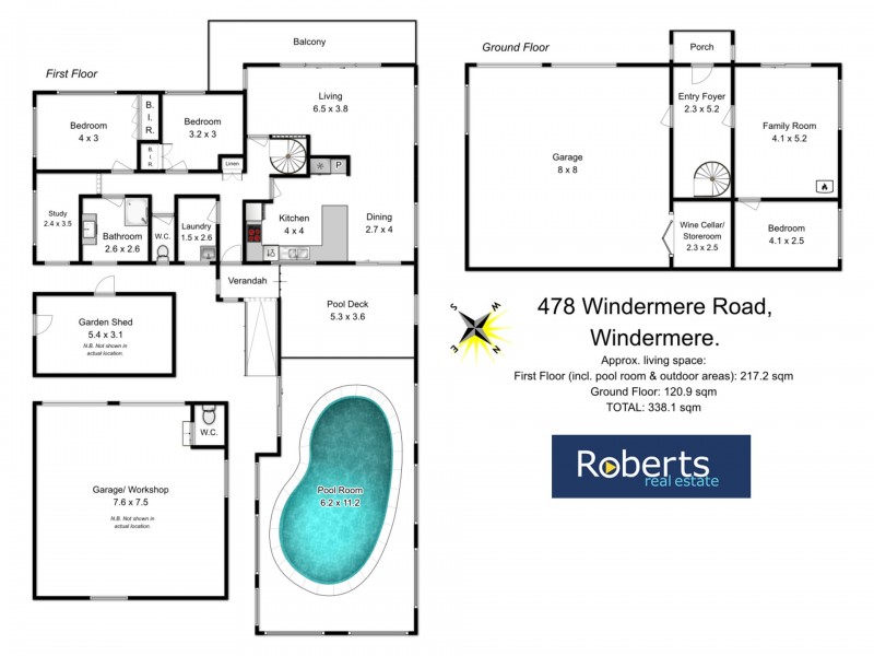 478 Windermere Road, Windermere TAS 7252 Floorplan
