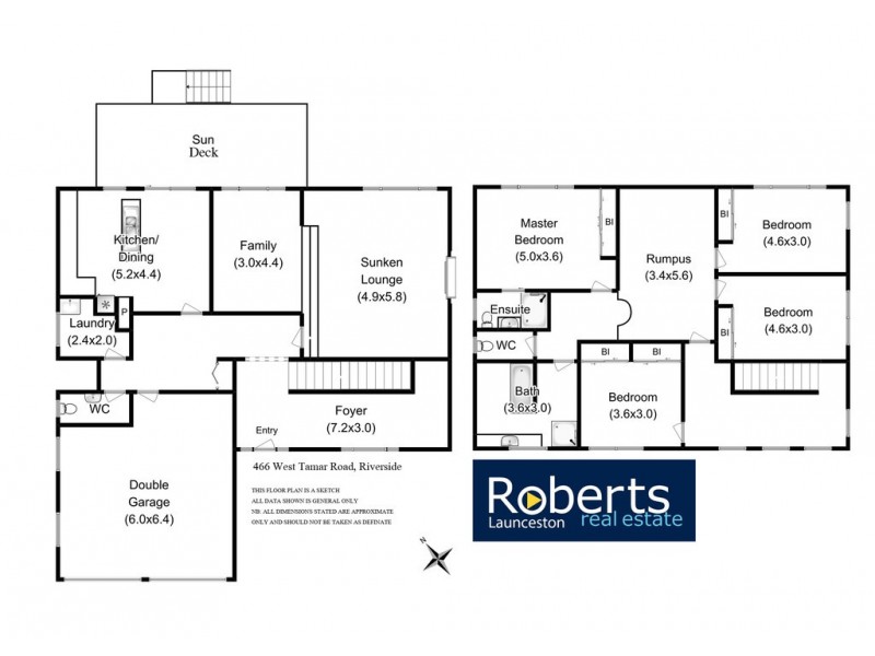 466 West Tamar Road, Riverside TAS 7250 Floorplan