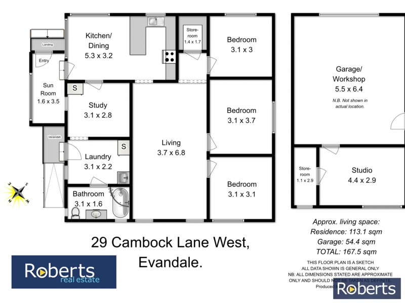 29 Cambock Lane West, Evandale TAS 7212 Floorplan