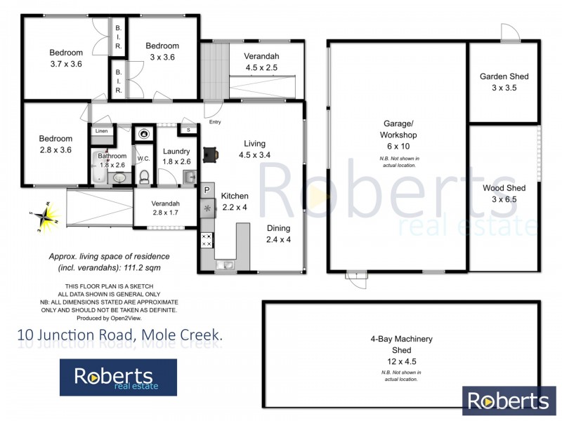 10 Junction Road, Mole Creek TAS 7304 Floorplan