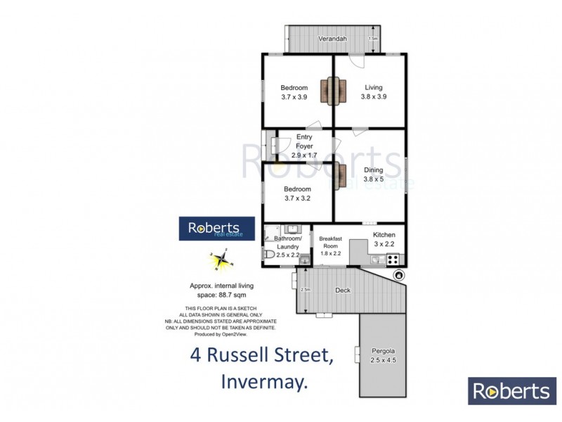 4 Russell Street, Invermay TAS 7248 Floorplan