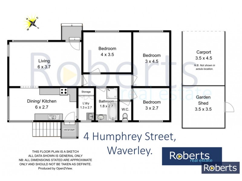 4 Humphrey St, Waverley TAS 7250 Floorplan