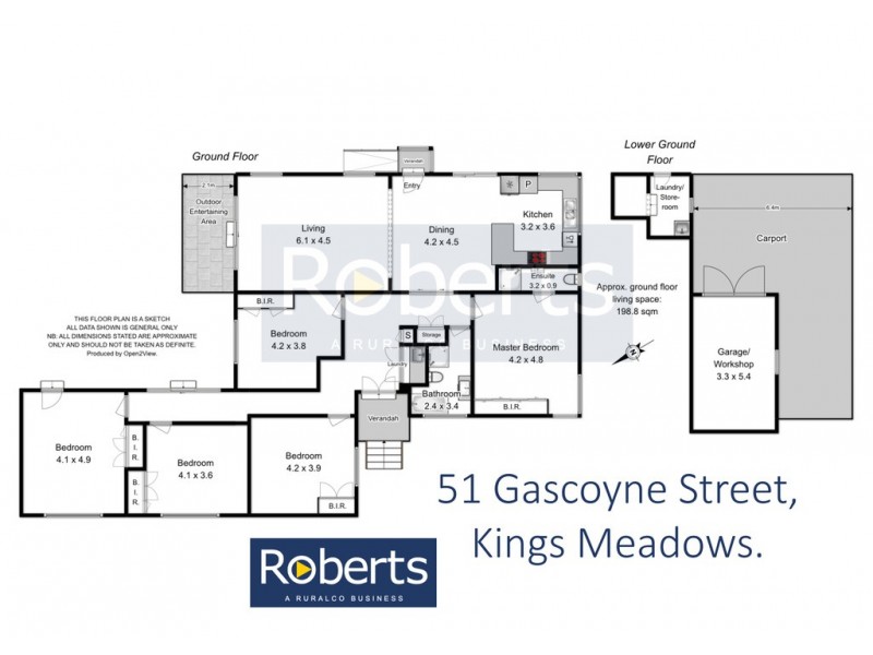 51 Gascoyne St, Kings Meadows TAS 7249 Floorplan