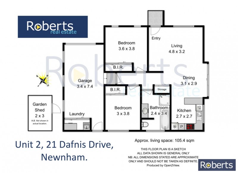 2/21 Dafnis Drive, Newnham TAS 7248 Floorplan
