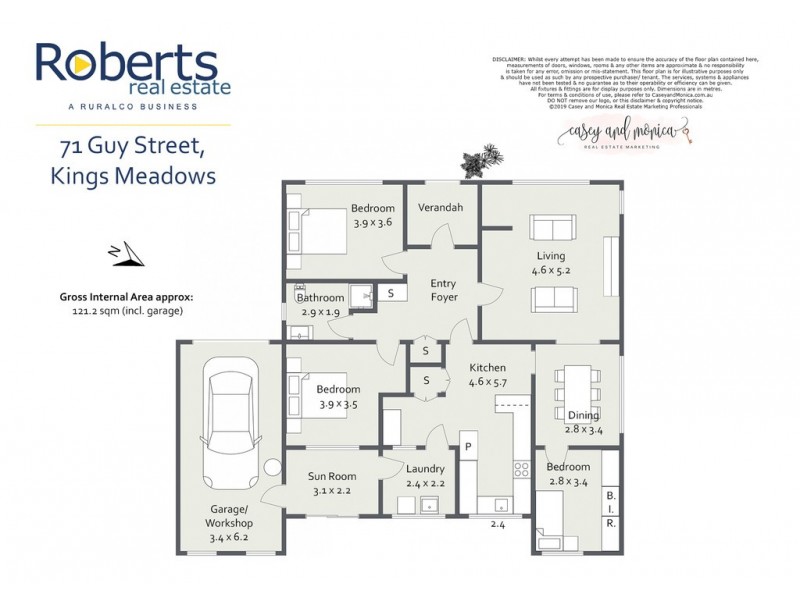 71 Guy St, Kings Meadows TAS 7249 Floorplan