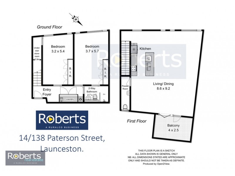 14/135 Paterson St, Launceston TAS 7250 Floorplan