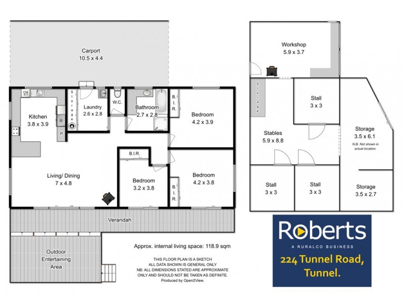 224 Tunnel Rd, Tunnel TAS 7254 Floorplan
