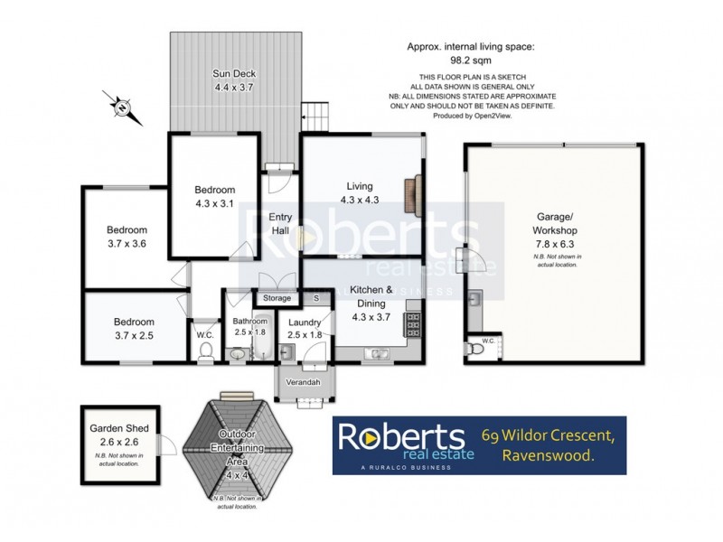 69 Wildor Crescent, Ravenswood TAS 7250 Floorplan