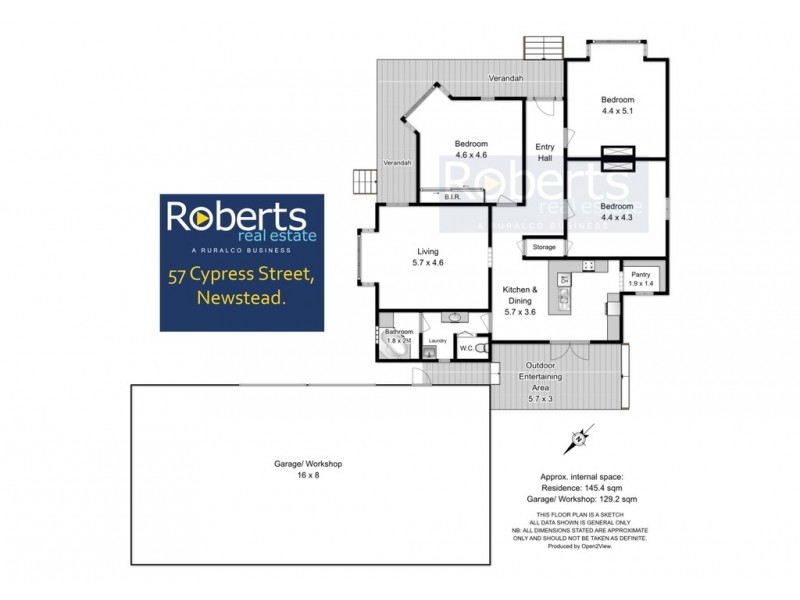 57a Cypress St, Newstead TAS 7250 Floorplan