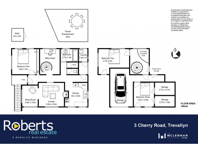 3 Cherry Rd, Trevallyn TAS 7250 Floorplan