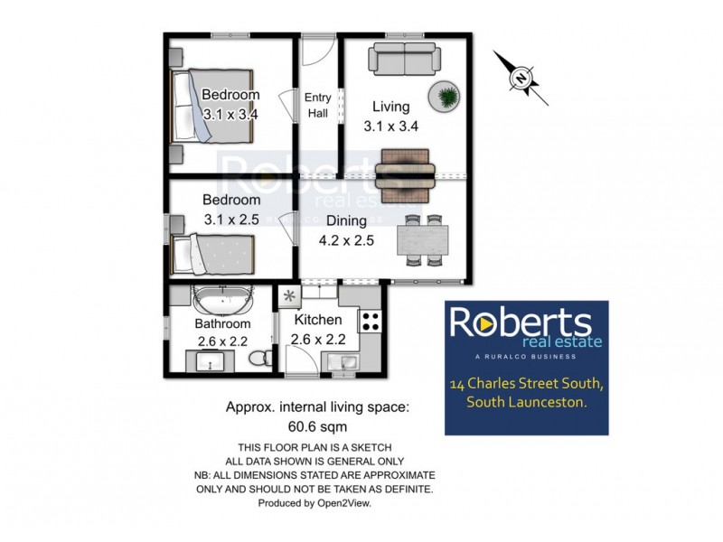 14 South Charles St, South Launceston TAS 7249 Floorplan
