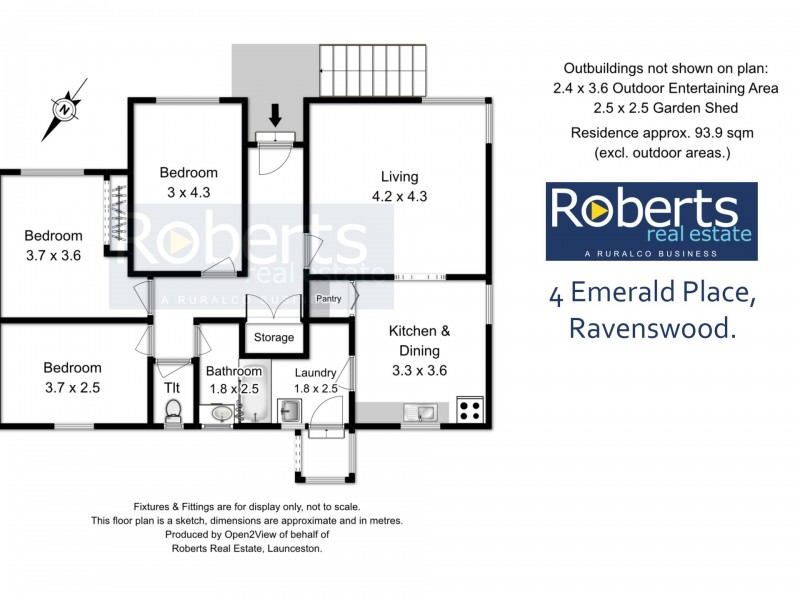 4 Emerald Place, Ravenswood TAS 7250 Floorplan