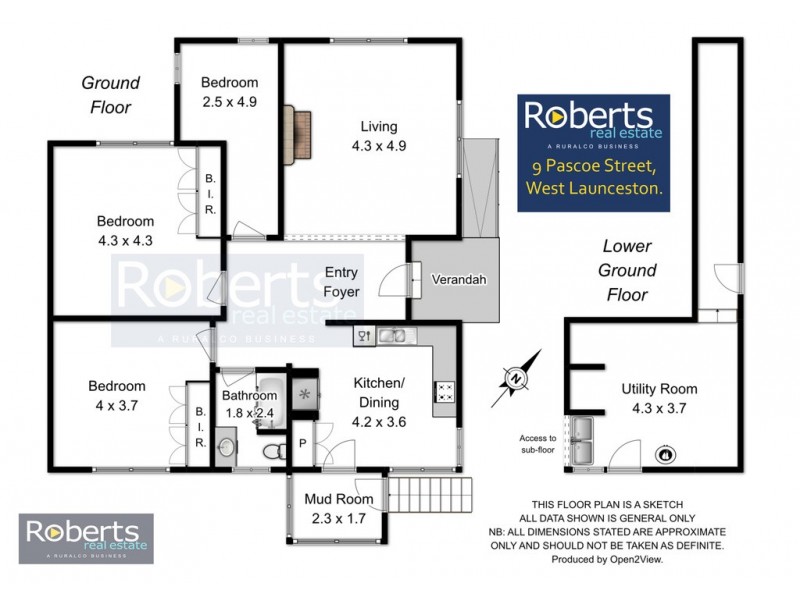 9 Pascoe St, West Launceston TAS 7250 Floorplan