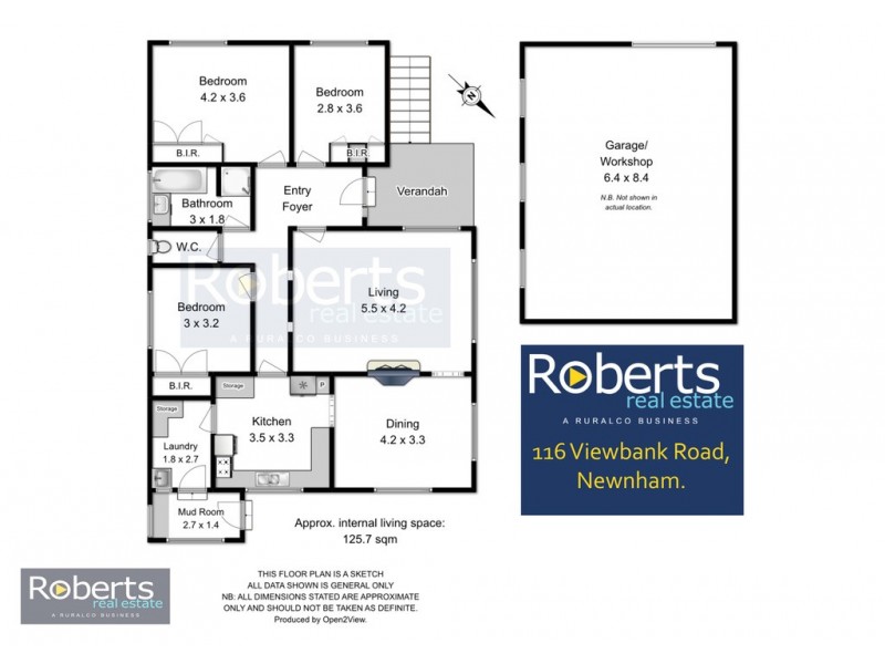 116 Viewbank Road, Newnham TAS 7248 Floorplan
