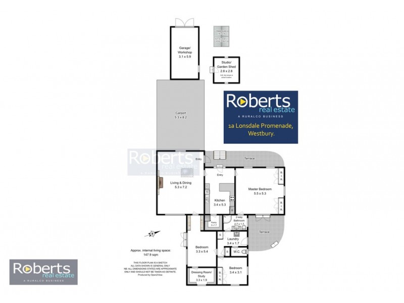 1a Lonsdale Promenade, Westbury TAS 7303 Floorplan