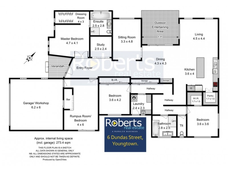 6 Dundas St, Youngtown TAS 7249 Floorplan