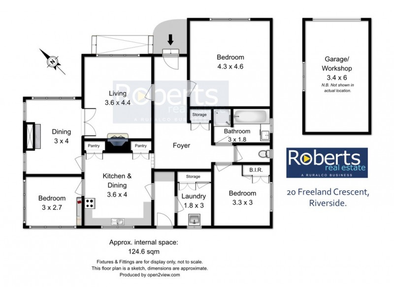 20 Freeland Crescent, Riverside TAS 7250 Floorplan