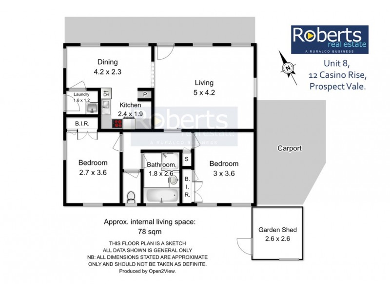 8/12 Casino Rise, Prospect Vale TAS 7250 Floorplan