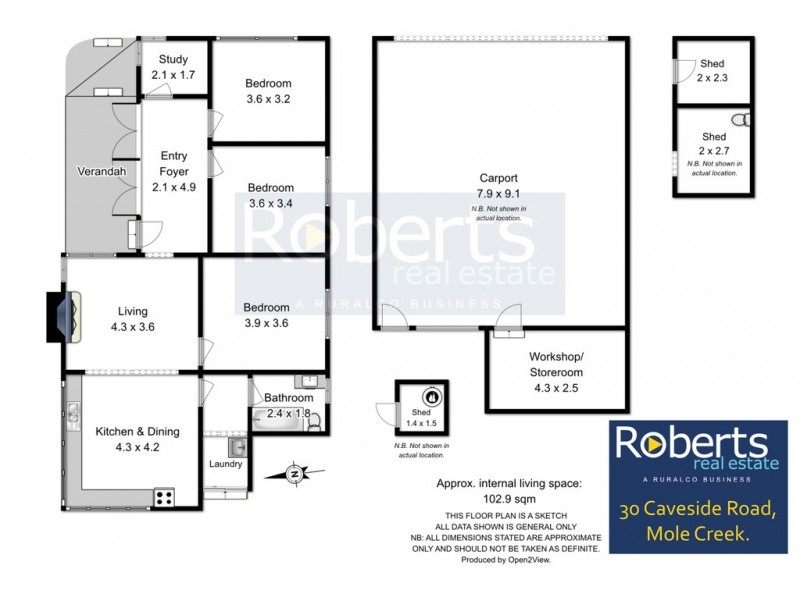 30 Caveside Road, Mole Creek TAS 7304 Floorplan