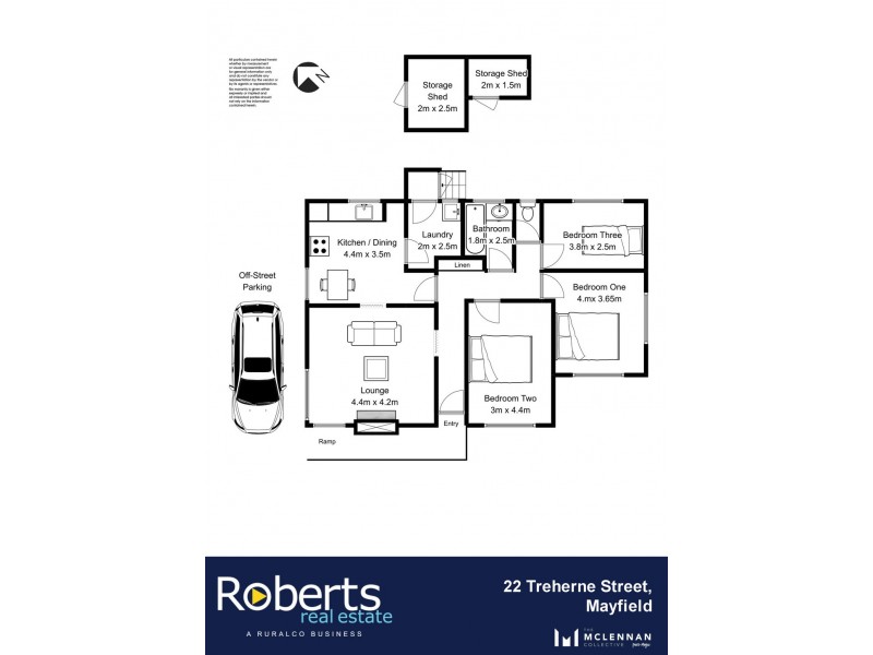 22 Treherne Street, Mayfield TAS 7248 Floorplan