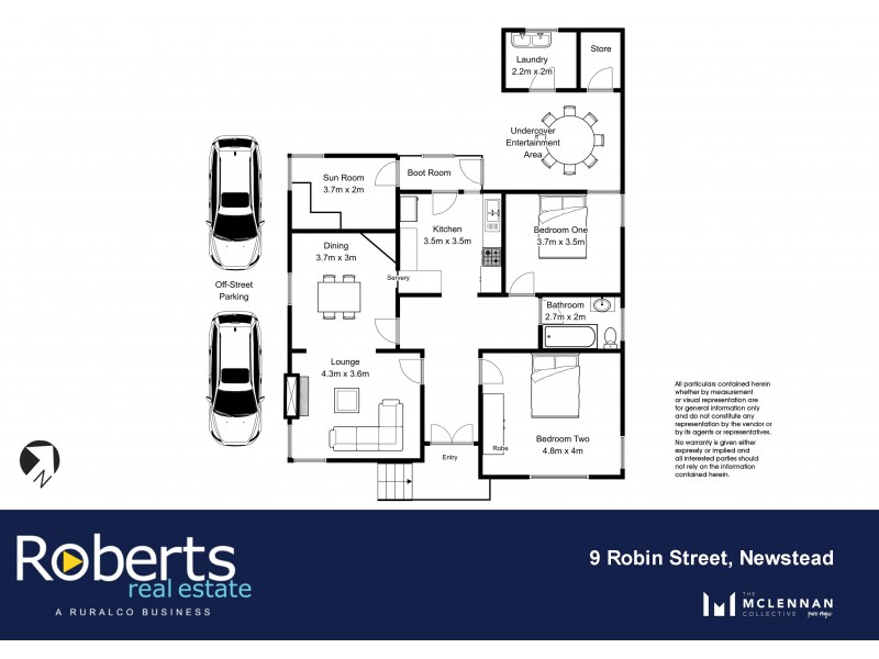 9 Robin St, Newstead TAS 7250 Floorplan