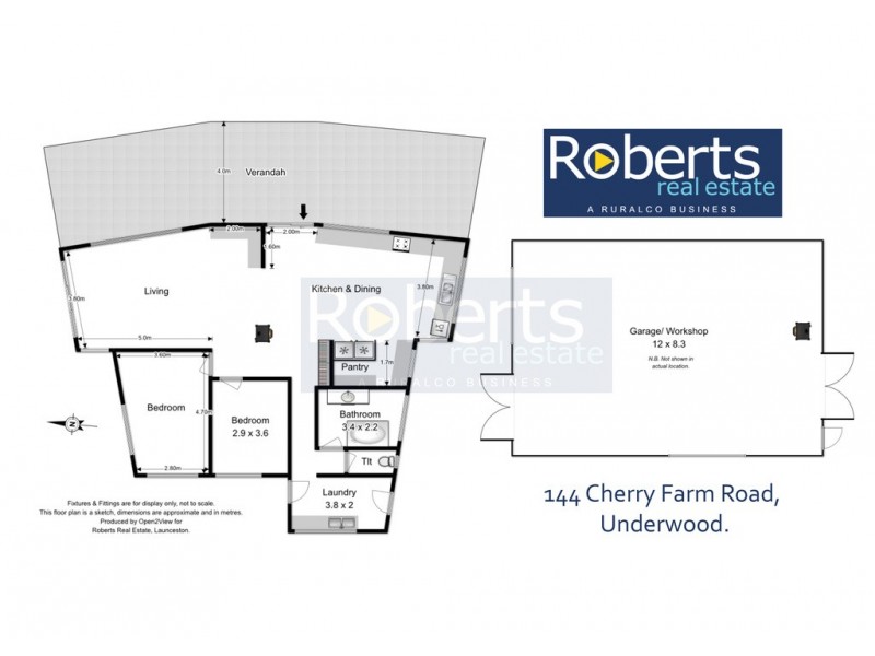 144 Cherry Farm Road, Underwood TAS 7268 Floorplan