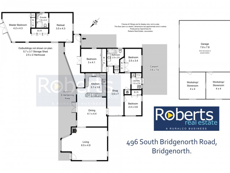 496 South Bridgenorth Road, Bridgenorth TAS 7277 Floorplan