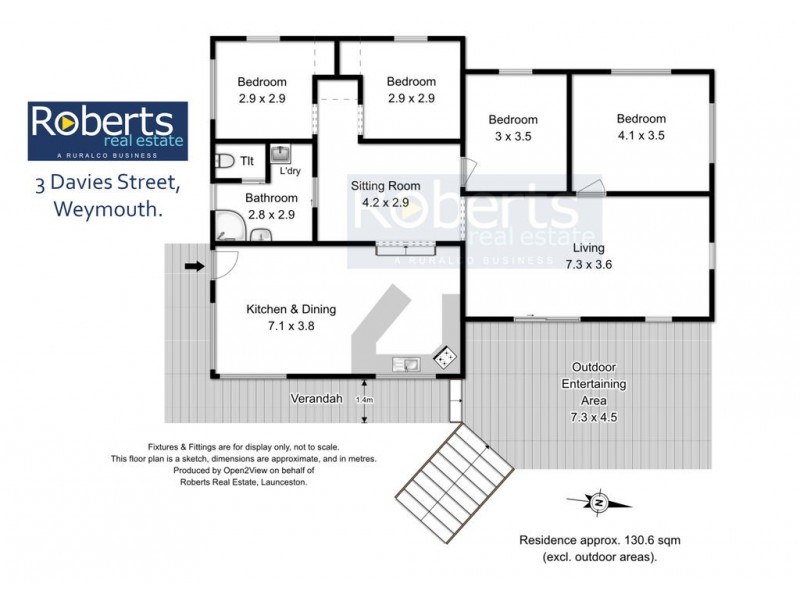 3 Davies Street, Weymouth TAS 7252 Floorplan